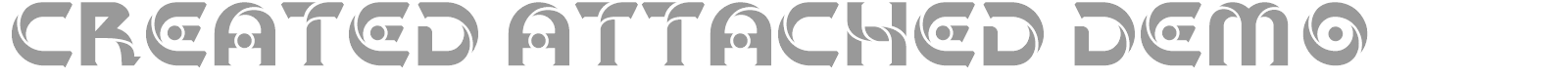Created Attached font preview